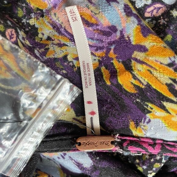 New Free  People Marais floral midi dress size XS NWOT - Picture 10 of 11